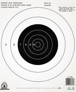 Champion Official NRA Targets B-16 25 yd.  Slow Fire 100/Pack