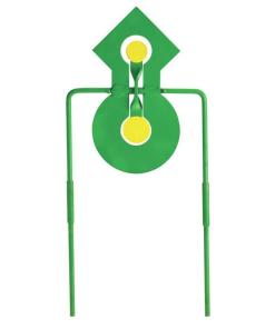 Champion .22 Double Reaction Metal Spinner Target Green Yellow Box