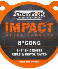Champion Impact Steel Gong Target 8" Round