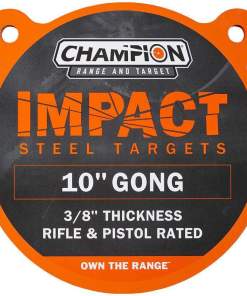 Champion Impact Steel Gong Target 10" Round