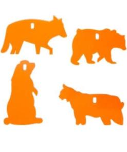 Impact Steel 4-Pack Animal Targets Rimfire Box