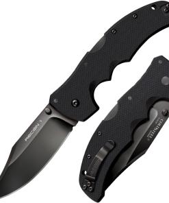 Cold Steel Recon 1 Clip Point Lockback Knife - 4" Blade G-10 Black