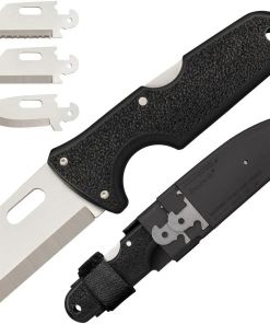 Cold Steel Click-N-Cut Exchangeable Blade Knife Black BDS - 2-1/2" Blade Satin