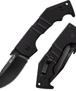 Cold Steel AK-47 Lockback Knife Black G-10 - 3-1/2" Blade Black