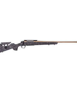 CVA Cascade LR Hunter Rifle 7mm Rem Mag 4rd Magazine 24" 5/8x24 Threaded Barrel Black with Smoke Bronze Web
