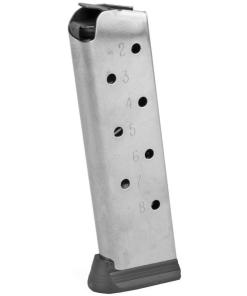 Colt 1911 Gov't/Commander Handgun Magazine Stainless with Base Pad .45 ACP 8/rd
