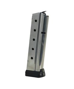 Colt 1911 Gov't/Commander Handgun Magazine Stainless with Base Pad 9mm Luger 10/rd