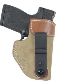 DeSantis Sof-Tuck Holster for Glock 26/27/33 Natural Suede RH