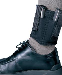 DeSantis Neoprene Ankle Double Magazine Holster Black Ambi