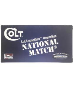 Double Tap Colt National Match Handgun Ammunition 10mm Auto 180gr FMJ 1140 fps 50/ct