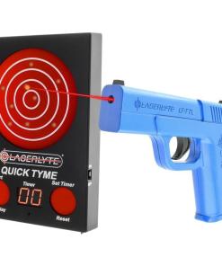 LaserLyte Quick Tyme Laser Trainer Target with Point of Impact Display and Training Handgun