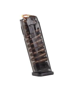 Elite Tactical Systems Carbon Smoke Handgun Magazine for Glock 17 9mm Luger 17/rd