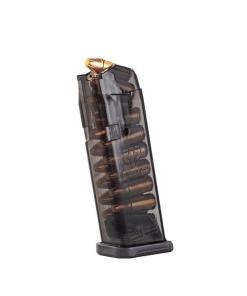 Elite Tactical Systems Carbon Smoke Handgun Magazine for Glock 19 9mm Luger 15/rd
