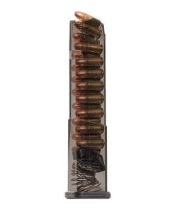 Elite Tactical Systems Carbon Smoke Handgun Magazine for Glock 43x/48 9mm Luger 19/rd