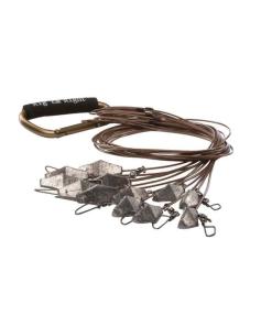 Rig 'Em Right Xtreme Coated Cable Decoy Anchors 54" 6oz 12/ct