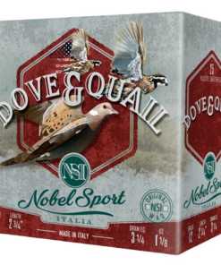 Nobel Sport Dove & Quail Shotshells 12 ga 2-3/4" 1-1/8 oz 1255 fps #6 25/ct