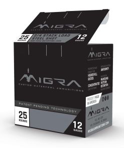Migra Waterfowl Steel Shot Shotshells 12 ga 3" 1-1/4 oz 1430 fps #4#6 25/ct