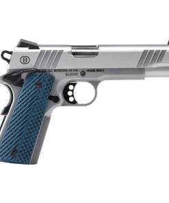 Bersa B1911 Handgun .45 ACP 8rd Magazine 5" Barrel Stainless Steel with VZ Grips Night Sight
