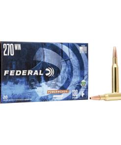 Federal Copper Power-Shok Rifle Ammunition .270 Win 130 gr CHP 3060 fps 20/ct
