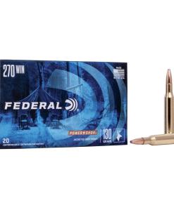 Federal Power-Shok Rifle Ammunition .270 Win 130 gr RNSP 3060 fps - 20/ct