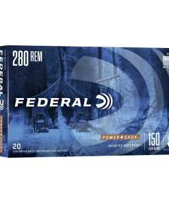 Federal Power-Shok Rifle Ammunition .280 Rem 150 gr SP 2890 fps - 20/ct