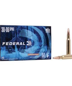 Federal Power-Shok Rifle Ammunition .30-06 Sprg 150 gr SP 2910 fps - 20/ct