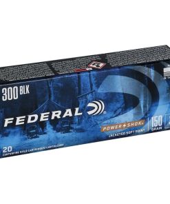 Federal Power-Shok Rifle Ammunition .300 AAC Blackout 150 gr SP 1900 fps 20/ct