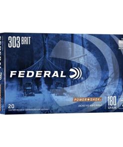 Federal Power-Shok Rifle Ammunition .303 British 180 gr SP 2640 fps - 20/ct