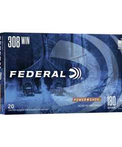 Federal Power-Shok Rifle Ammunition .308 Win 180 gr SP 2570 fps - 20/ct