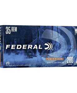 Federal Power-Shok Rifle Ammunition .35 Rem 200 gr RNSP 2080 fps 20/ct