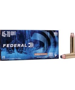 Federal Power-Shok Rifle Ammunition .45-70 Gov 300 gr SP 1850 fps - 20/ct