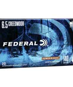 Federal Power-Shok Rifle Ammunition 6.5 Creedmoor 140 gr SP 2750 fps 20/ct