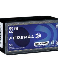 Federal Champion Rimfire Ammunition .22 WMR 40 gr FMJ 50/ct
