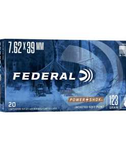 Federal Power-Shok Rifle Ammunition 7.62x39mm 123 gr SP 2350 fps - 20/ct