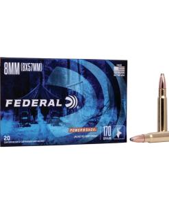 Federal Power-Shok Rifle Ammunition 8x57mm 170 gr SP 2250 fps - 20/ct