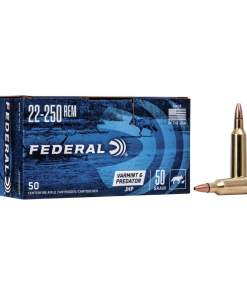 Federal American Eagle Varmint & Predator Rifle Ammunition 22-250 Rem. 50 gr JHP 3850 fps 50/ct