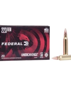 Federal American Eagle Rifle Ammunition .223 Rem 55 gr FMJBT 3240 fps 20/rd