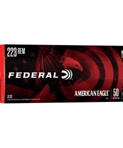 Federal American Eagle Rifle Ammunition .223 Rem 50 gr JHP 3325 fps 20/ct