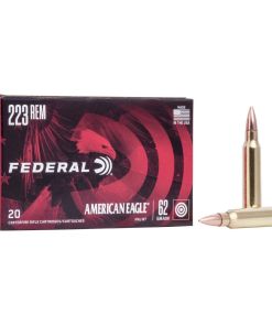 Federal American Eagle Rifle Ammunition .223 Rem 62 gr FMJ 3020 fps 20/rd