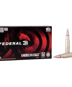 Federal American Eagle Rifle Ammunition .308 Win 150 gr FMJBT 2820 fps - 20/box