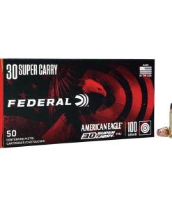Federal American Eagle Handgun Ammunition .30 SC 100 gr. FMJ 1250 fps 50/ct