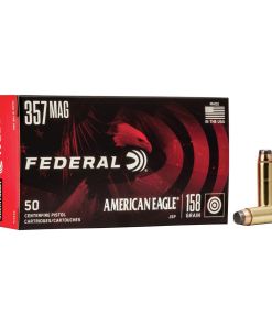 American Eagle Handgun Ammunition .357 Mag 158 gr JSP 1240 fps 50/box