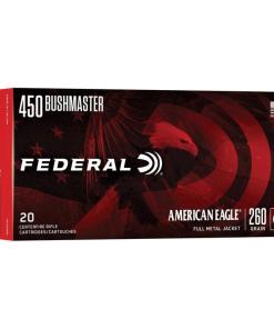 Federal American Eagle Rifle Ammunition .450 Bushmaster 260gr FMJ 2040 fps 20/ct