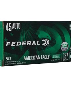 Federal American Eagle IRT Lead Free Handgun Ammunition .45 ACP 137gr FMJ 1200 fps 50/ct