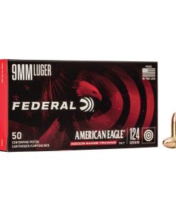 American Eagle IRT Handgun Ammunition 9mm Luger 124 gr. TMJ 1120 fps 50/ct