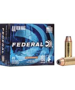 Federal Power-Shok Handgun Ammunition .44 Mag 180 gr JHP 1460 fps 20/box
