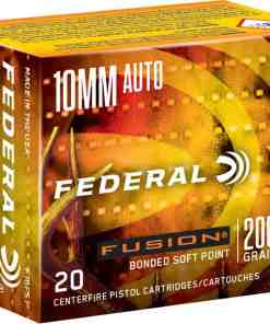 Federal Fusion Handgun Ammunition 10mm Auto 200 gr SP 20/ct