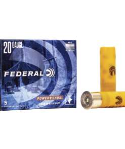 Federal Power-Shok Buckshot 20 ga 3" MAX 18 plts #2B 1100 fps - 5/box