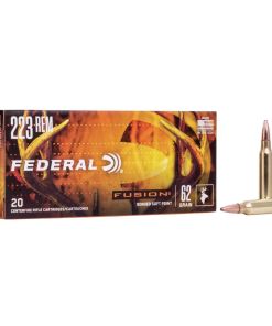 Federal Fusion Rifle Ammunition .223 Rem 62 gr BTSP 3000 fps 20/ct
