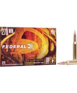 Federal Fusion Rifle Ammunition .270 Win 130 gr BTSP 3050 fps - 20/ct